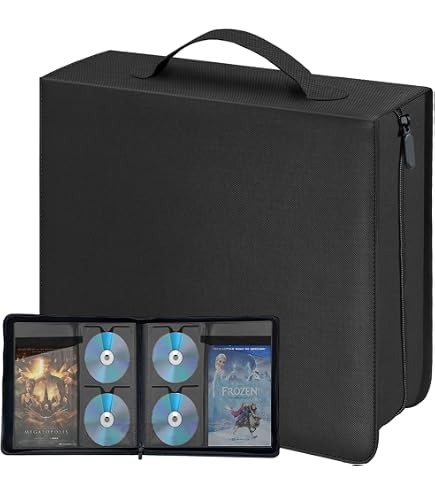 Amazon.com: Walter Drake CD DVD Storage Binder Case (208 Capacity